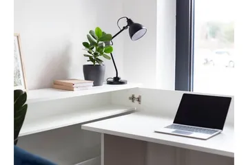 White - Møbler - Bord - Kontorbord - Skrivebord - Hjørneskrivebord