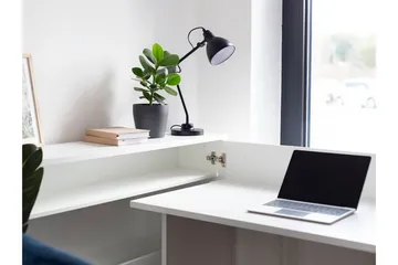 White - Møbler - Bord - Kontorbord - Skrivebord - Hjørneskrivebord