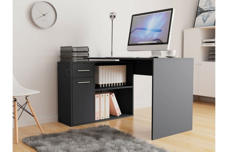 Wickston Skrivbord 120 cm Anthracite - Møbler - Bord - Kontorbord - Skrivebord