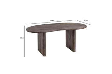 Skrivebord Wohnling Heltre 180 cm Retro Hjemmekontor Nyreformet Landlig stil - Møbler - Bord - Kontorbord - Skrivebord