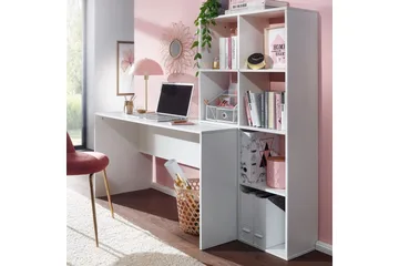 Skrivebord Wohnling med oppbevaringshylle 170 cm moderne - Møbler - Bord - Kontorbord - Skrivebord