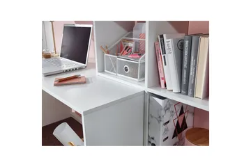 Skrivebord Wohnling med oppbevaringshylle 170 cm moderne - Møbler - Bord - Kontorbord - Skrivebord