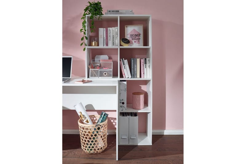 Skrivebord Wohnling med oppbevaringshylle 170 cm moderne - Møbler - Bord - Kontorbord - Skrivebord