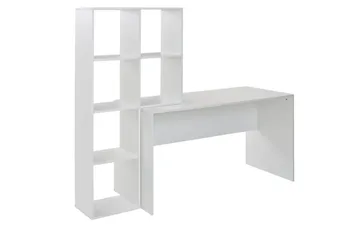 Skrivebord Wohnling med oppbevaringshylle 170 cm moderne - Møbler - Bord - Kontorbord - Skrivebord