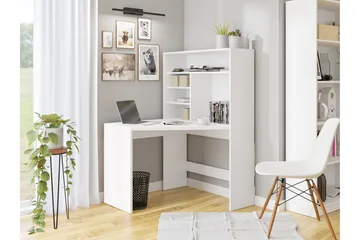 Zayden Skrivebord 101 cm - Hvit - Møbler - Bord - Kontorbord - Skrivebord