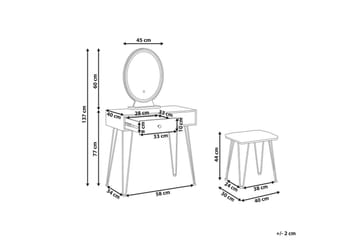 Sminkbord Loix - Møbler - Bord - Kontorbord - Skrivebord