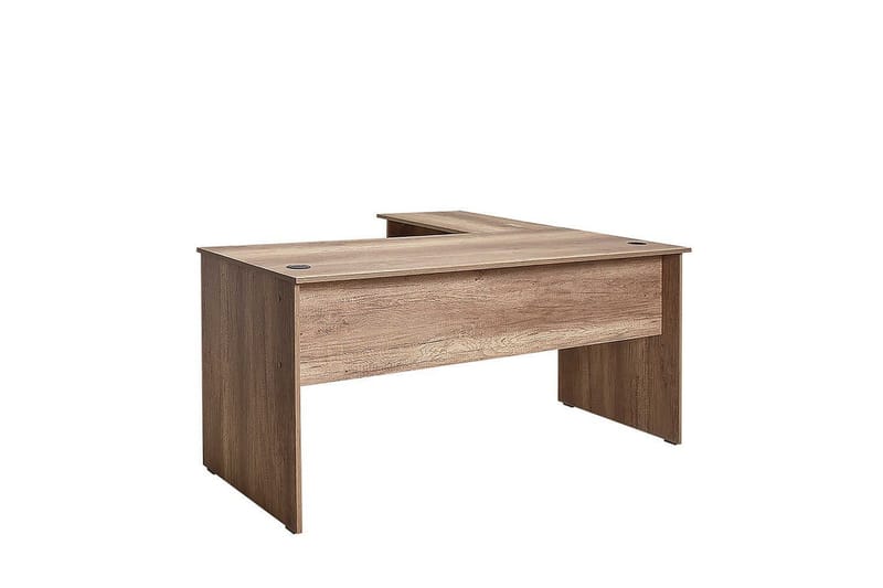 Soonam Skrivebord 160x144 cm - Lyse brun - Møbler - Bord - Kontorbord - Skrivebord
