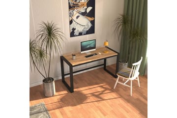 Sorix Skrivebord 55x122 cm - Natur/Sort - Møbler - Bord - Kontorbord - Skrivebord