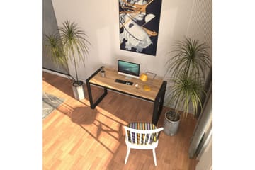 Sorix Skrivebord 55x152 cm - Sort/Natur - Møbler - Bord - Kontorbord - Skrivebord