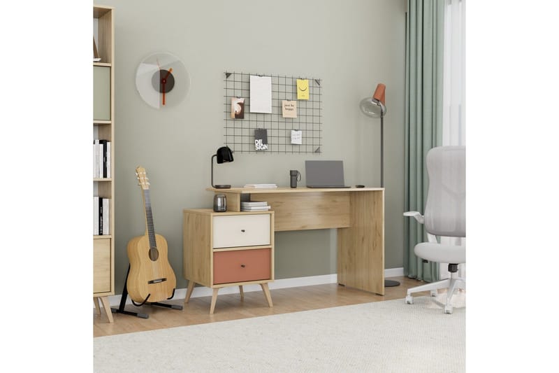 Studie skrivebord Felyra Flerfarget - Multifarget - Møbler - Bord - Kontorbord - Skrivebord