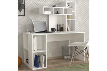 Studie skrivebord Korallhvit - Gull/Hvit - Møbler - Bord - Kontorbord - Skrivebord