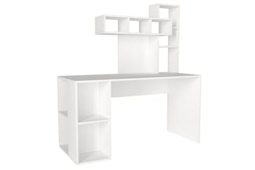 Studie skrivebord Korallhvit - Gull/Hvit - Møbler - Bord - Kontorbord - Skrivebord