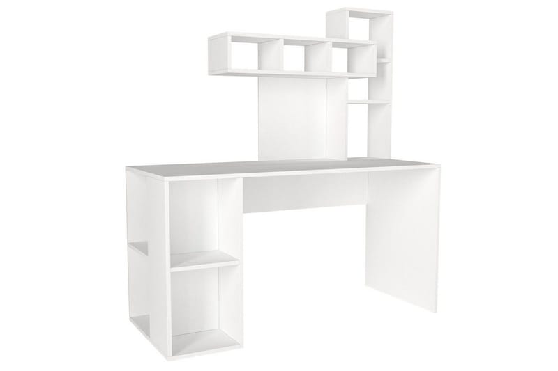 Studie skrivebord Korallhvit, Gull/Hvit