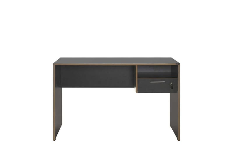 Studie skrivebord Matulca Antrasitt / Eik, Antrasitt / Eik