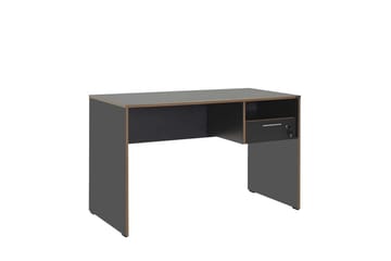 Studie skrivebord Matulca Antrasitt / Eik - Antrasitt / Eik - Møbler - Bord - Kontorbord - Skrivebord