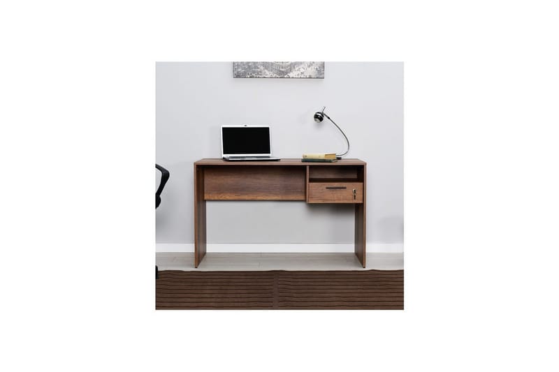Studie skrivebord Matulca Valnøtt - Valnøtt - Møbler - Bord - Kontorbord - Skrivebord