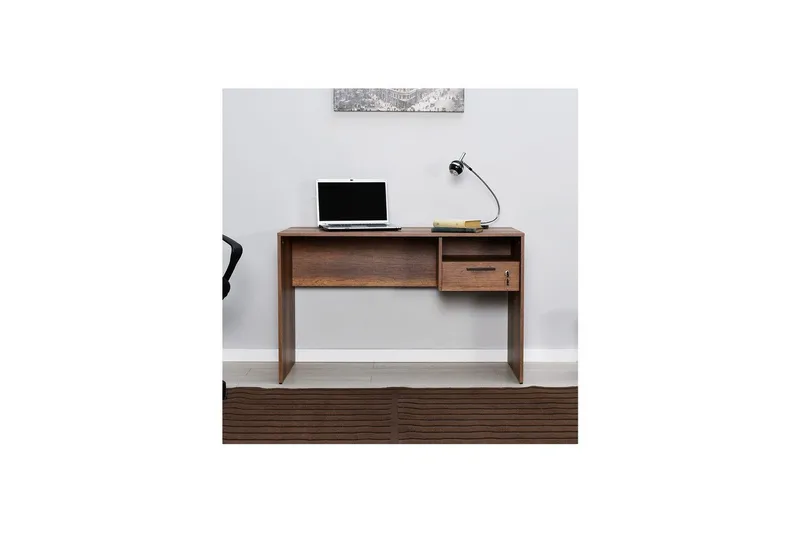 Studie skrivebord Matulca Valnøtt - Valnøtt - Møbler - Bord - Kontorbord - Skrivebord