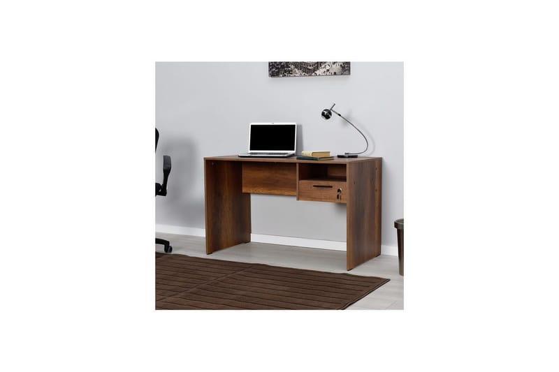 Studie skrivebord Matulca Valnøtt - Valnøtt - Møbler - Bord - Kontorbord - Skrivebord