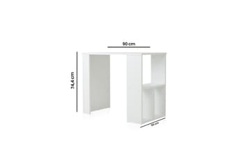 Studie skrivebord Rankole Hvit - Hvit - Møbler - Bord - Kontorbord - Skrivebord