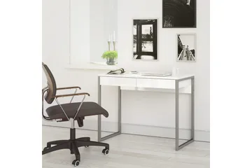 Taketo Skrivebord 40x101,6 cm - Hvit - Møbler - Bord - Kontorbord - Skrivebord