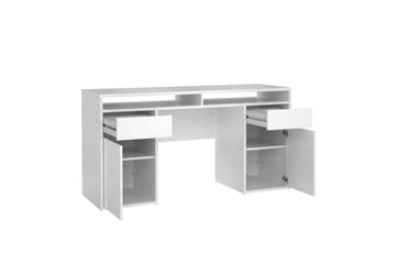 Taketo Skrivebord 48x149 cm - Hvit - Møbler - Bord - Kontorbord - Skrivebord