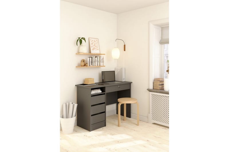 Taketo Skrivebord 49x109 cm - Mørk grå - Møbler - Bord - Kontorbord - Skrivebord