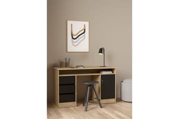 Taketo Skrivebord 55x126 cm - Natur/Svart - Møbler - Bord - Kontorbord - Skrivebord