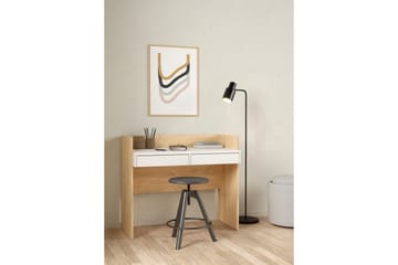 Taketo Skrivebord 56x102 cm - Hvit/Natur - Møbler - Bord - Kontorbord - Skrivebord