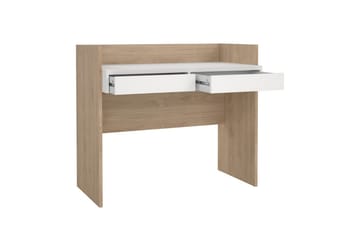 Taketo Skrivebord 56x102 cm - Hvit/Natur - Møbler - Bord - Kontorbord - Skrivebord