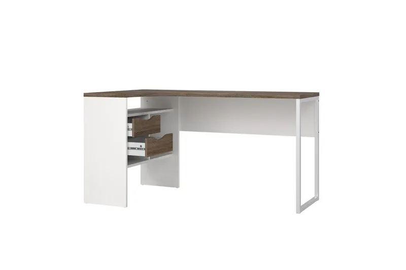 Taketo Skrivebord 81x145,1 cm - Hvit - Møbler - Bord - Kontorbord - Skrivebord