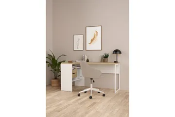 Taketo Skrivebord 81x145,1 cm - Hvit - Møbler - Bord - Kontorbord - Skrivebord