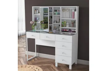 Talros Sminkebord 120 cm - Hvit - Møbler - Bord - Kontorbord - Skrivebord