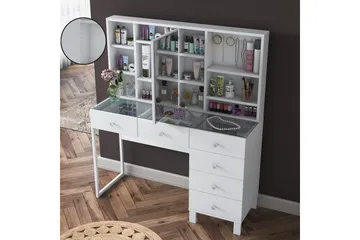 Talros Sminkebord 120 cm - Hvit - Møbler - Bord - Kontorbord - Skrivebord