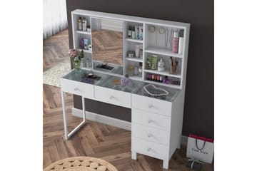 Talros Sminkebord 120 cm - Hvit - Møbler - Bord - Kontorbord - Skrivebord