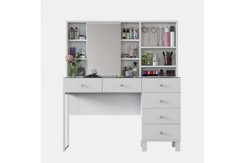 Talros Sminkebord 120 cm, Hvit
