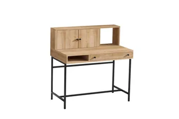 Teyric Skrivebord 60x100 cm - Eik/Sort - Møbler - Bord - Kontorbord - Skrivebord