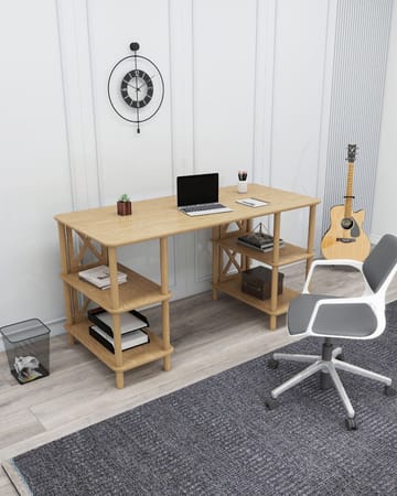 Ticoman Skrivebord 145 cm - Eik - Møbler - Bord - Kontorbord - Skrivebord