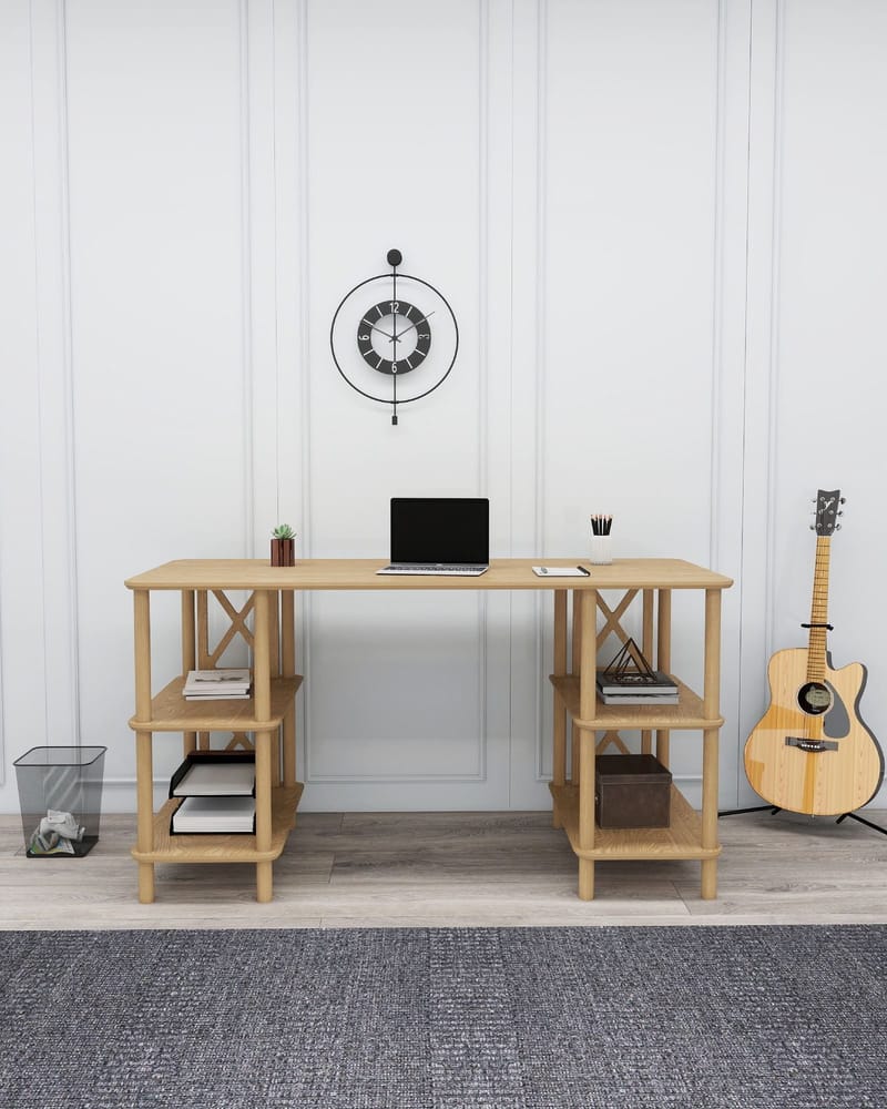 Ticoman Skrivebord 145 cm - Eik - Møbler - Bord - Kontorbord - Skrivebord