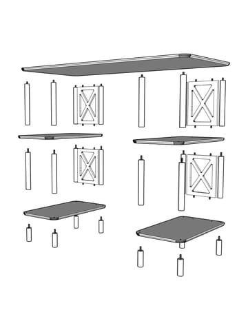 Ticoman Skrivebord 145 cm - Eik - Møbler - Bord - Kontorbord - Skrivebord
