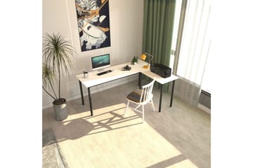 Viva Skrivebord 120x150 cm - Sort/Hvit - Møbler - Bord - Kontorbord - Skrivebord