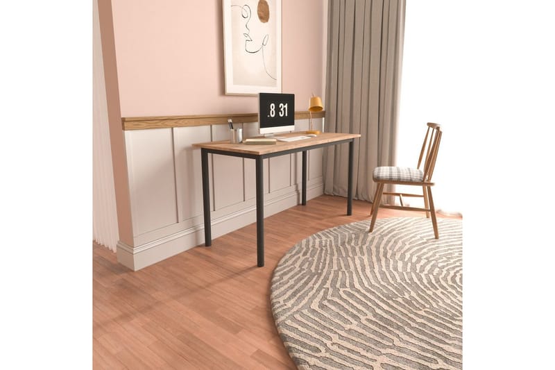 Viva Skrivebord 140 cm - Eik/Sort - Møbler - Bord - Kontorbord - Skrivebord