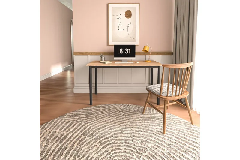 Viva Skrivebord 140 cm - Eik/Sort - Møbler - Bord - Kontorbord - Skrivebord