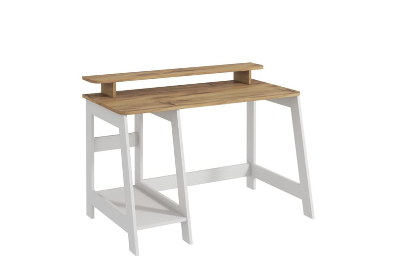 Voiture Skrivebord 60x120 cm, Hvit/Eik