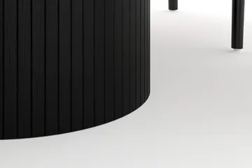 Kopparbo Matgruppe 150 cm Rund med 6 Dastoori Spisestol - Svartbeiset eik - Møbler - Bord - Spisegruppe