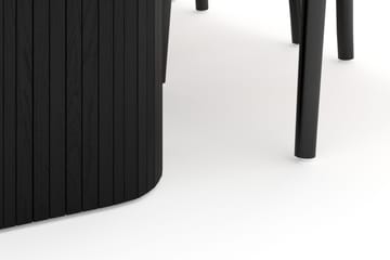 Kopparbo Matgruppe 200 cm med 6 Dastoori Spisestol - Svart - Møbler - Bord - Spisegruppe