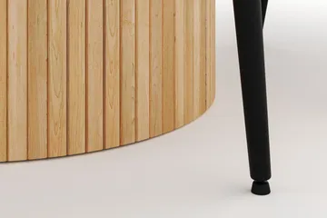 Kopparbo Rund Spisegruppe 130-150 cm 6 Alsarp Spisestoler - Naturell - Møbler - Bord - Spisegruppe