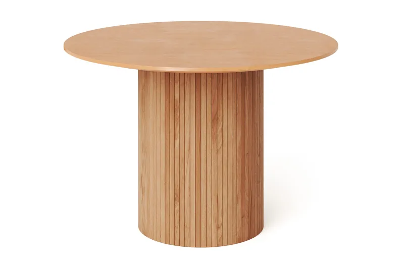 Kopparbo rundt spisebord 110 cm finér - Eik - Møbler - Bord - Spisebord & kjøkkenbord