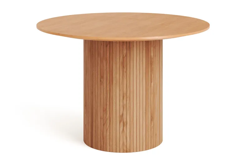 Kopparbo rundt spisebord 110 cm finér, Eik