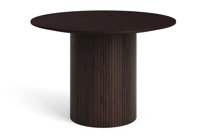 Kopparbo rundt spisebord 110 cm finer, Røkt eik