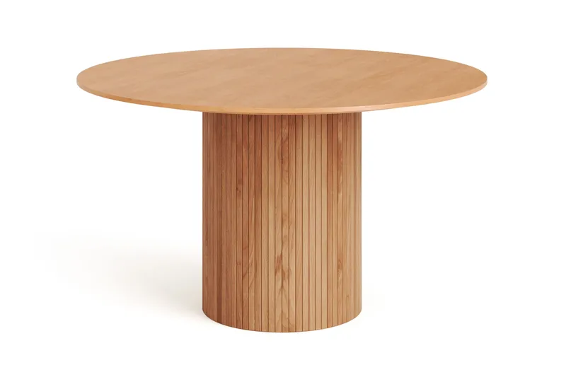 Kopparbo rundt spisebord 130 cm finér, Eik